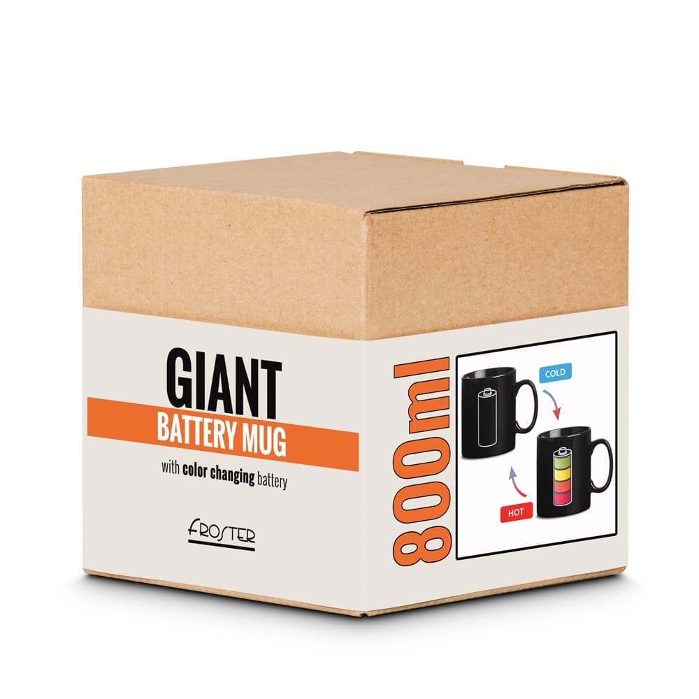 Gigantyczny Kubek Bateria prezent dla studenta