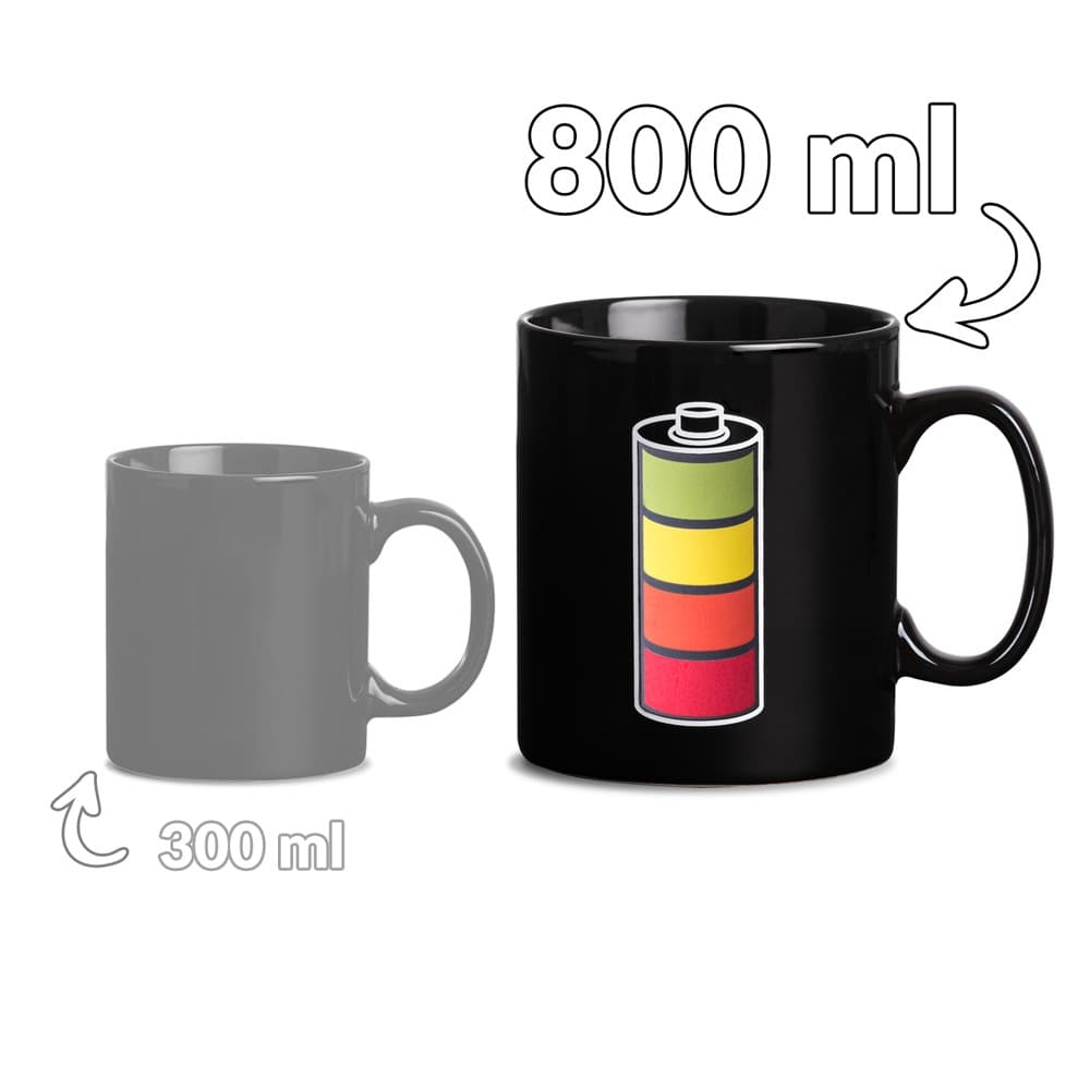 Gigantyczny Kubek Bateria prezent dla studenta