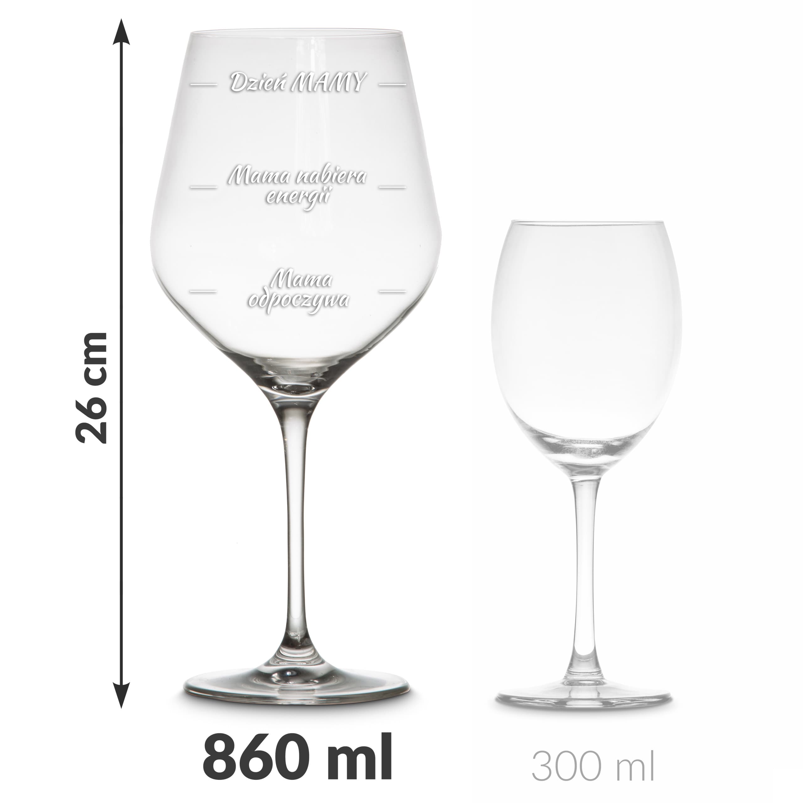 Etui na wino z kieliszkami diVinto dla Mamy - prezent na dzień matki