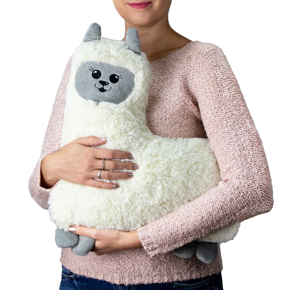 PrzytuLamka Grzejąca Lama termofor pluszowy alpaka