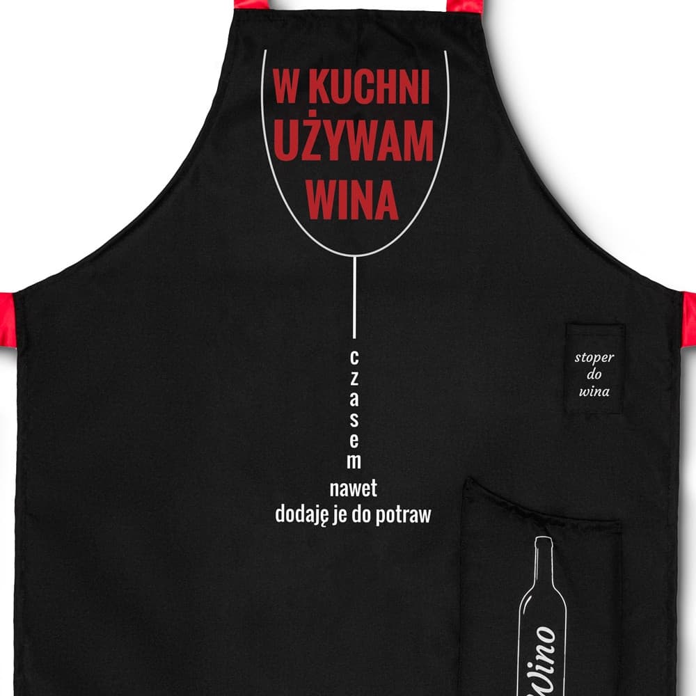 Fartuszek dla gotującej KOBIETY kuchenny POLSKI